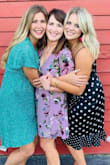 I wore this dress to my best friend's grooms supper, and I absolutely loved it! It was extremely comfy and fill well all over. I even had multiple people ask me where it was from! I am on the far right in the picture. :) - Cassie T.