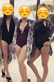 I've honestly never purchased a one-piece, so I was pretty excited for this. I purchased a M and a L, and ended up keeping the L. Since I wear S tops and M bottoms in two-piece swimwear, I was surprised I needed a L in this one (and honestly, I probably would've considered an XL for a little more give too). The bum and waist are snug. The top was nice, I wasn't concerned with anything slipping out. 

Fun fact: The wedges and leopard cover-up were also Lulus ("Ginnie Black Cork Wedge Sandals" and "Fine and Fierce Leopard Print Mesh Kimono Top") - Paige B.