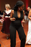 I have never had any issues with Lulus jumpsuits. They fit my curves perfectly and the fabric is strong and thick enough to support my boobs with no bra...totally loved that. - Esther M.