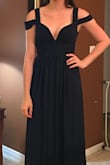 Got this dress for prom my senior year and it was amazing! I would go up a few sizes, as I had to go to get this dress let out a lot. Otherwise, an amazing dress!!! - Elizabeth S.