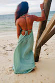 Gorgeous dress, wore it on my vacation to Jamaica. Got tons of compliments. It is a tad long but still beautiful dress!! - Amrita S.
