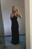 I wore this to a dinner where I met President Trump. The event was outdoor so not extremely formal and I felt perfectly comfortable in this- not overdressed and not underdressed. Very flattering and comfortable. I did have to take it in about 1" under each armpit but was thrilled after that I didn't even need a bra (mom of 2 preschoolers). - Hillary F.