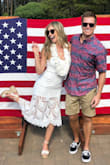 This dress was amazing! Extremely flattering and perfect for both formal and dressy/casual events. I wore this to my rehearsal dinner which was an outdoor BBQ on the 4th of July. People commented on this dress all night long. The quality of this dress was amazing and the price would be hard to beat! I could not be happier!


** I do have a big butt, so the lining looks high in this picture, but it was not tight or too small. This dress was true to size. I highly recommend buying this dress. - Brenna B.