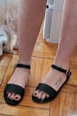 I got these shoes for work. I work at Ulta so I'm on my feet all day, and they are perfect! They are so comfortable and my feet no longer hurt after a shift anymore. They are casual but at the same time can definitely be dressed up to look nice, which is exactly what I wanted. The only potential thing that might not be good for some people is that they're pretty narrow. They fit me perfectly but I have very narrow, straight feet. - Allison H.