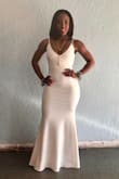 I love this dress, it fits my curves perfectly. The material is stretchy and fits nicely. Thanks Lulus! :) - Isabelle C.