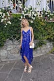 I really love this dress in all colors, but I got it in the cobalt. It's super pretty and fun to wear and dance in. The only reason I gave four stars is because it shrunk massively when I washed it, so beware of that. - Brianna L.