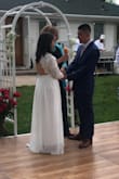 I loved this dress and so did our guests. I got it altered because I'm a shorty!! Sleeves and length were altered, but everything else was perfect for my taste! - Itzel B.