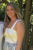 I wore this with the Sabine grey skirt and it fit great on my upper torso and chest, no bra needed! The only issue I had was that I have a long torso compared to my legs and the bottom part was a bit uncomfortable where the buttons meet. Otherwise I loved the two pieces together. - Samantha B.