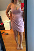 It fits perfect and is fitted I just need to iron it before I wear it out for my occasion. - Christina S.