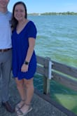 Wore this for a wedding and got so many compliments! For me, since I'm a little shorter than others, it did fall a little longer than I intended to, but that's no big deal. Loved it so much! Will definitely be buying in other colors! - Abby L.