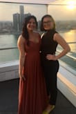 This dress was perfect for my cousin's wedding! Although I had to hem it a little, the fit was great! The material is fabulous & flowy - not too heavy, and easy to dance in! - Meghan L.