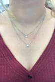 Love this necklace I wish they had it in gold honestly. But super cute, exactly as pictured and really Nice looking! - Karrah N.