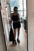 This top was just as I expected it to be. The material was stretchy and comfortable and fit like it shows in the pictures. Would definitely order this again in another colour if they had it! - Kelcy T.