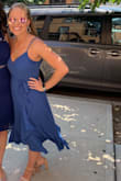 Wore it to a wedding, got several compliments. It's flowing and you tie to determine fit. - Melissa L.