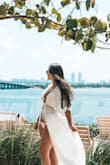 Love this white cover up for pool days. It's literally picture perfect! - Beatriz N.