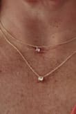 Fast delivery and the necklace is beautiful and dainty, Exactly the way I wanted it. I have a big neck, (measures 15") and this sits perfectly on my neck!! - Shaun S.