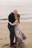 I'm usually a medium in lulus but after reading the reviews I got the small and had it altered/shortened. my photos turned out to be perfect I couldn't be more happy with the dress and the outcome - Melissa L.