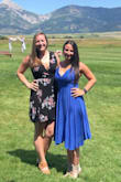 I loved the fit of the dress and how adjustable it was! I got a medium and it fit perfectly! The color was just like it is in pictures and looked good at the outdoor wedding I went to. Highly recommend. - Kaitlyn M.