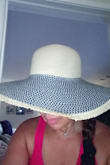 I purchased this hat for a cruise I'm going on in August for my 17th wedding anniversary. Very cute and stylish hat. I can't wait to wear it. - Tabetha S.