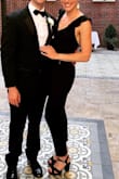 Wore it to a wedding and got so many compliments!! It was a little low cut for my liking, but I stitched it in the front. I only wish that I could adjust the straps. It's very stretchy and has amazing pockets. Absolutely love this jumpsuit!! - Cynthia R.