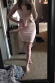 I wore this for a wedding and it's so classy looking. The material is high quality and still has a little stretch to it. Shipping was good and size chart was very effective. I will be purchasing from Lulus again. - Karen P.