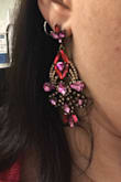These earrings are gorgeous. I thought they would be extremely heavy by how big they are but was pleasantly surprised at their lightness. - Ashley N.