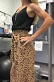 These are my new favorite pants! They are actually long enough for me and have give in the waist with my growing pregnancy belly. I'm currently 4 1/2 months pregnant, and these pants are so comfortable! - Amber L.