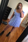This is my new favorite dress! It's comfortable, flattering, and adorable. I'll probably pair it with docs, but would be great with literally any type of shoe. So glad I bought this! - Emily A.