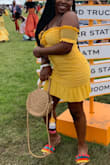I wore this to VCPC @ Liberty Park! So many compliments there and on IG!! I usually wear things one time and pass to my little sister, but I shall keep this cute snug number for a date night. - Shayla L.