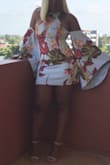 I waited for this dress to go on sale, and lord IT was so worth the wait!! It fits perfectly. The dress is a little heavy. It feels super expensive. It's great quality material. - Shayla L.