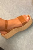 I had been looking for a nice pair of flatform sandals that weren't so expensive and I came across these! I'm so happy I bought them, they fit so nice, I love them!! - Katherin H.