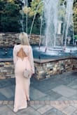 So happy I bought it! I bought it for a wedding and looked amazing! I didn't need to hem it. I wore with very high heels and it was perfect! - Jennifer Z.