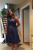Buttons are wood. You can dress up this comfortable sundress.
Perfect for brunch dates and beach strolls! - Kara T.
