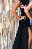 Such a stunning dress! Elegant yet sexy! I wore it to HC as one of the court members and got so many compliments! I will definitely be wearing this again! - Angel Z.
