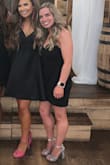 The shoes were perfect! I got so many complements on them and they were actually pretty comfortable. They were a little higher than I expected but I ended up loving them! - Ellyson B.