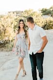 I personally didn't like the sleeves, thought they looked awkward on me so I decided to get them cut off. Love the way it turned out! Wore for engagement photos and would definitely wear for other occasions. - Annie M.
