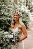 I wore this for our intimate PNW forest wedding ceremony and it was perfect in every way! Super comfortable, easy to move in, didn't have to worry about adjusting it at all, and very beautiful. Great dress for a great price! Loved the lace. - Heather S.