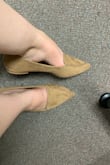 I am so sad because I think the show itself is super cute! The shoe fit fine but it has ZERO support or cushion on the sole, even after adding additional cushion to the soles and the ankle part, they destroyed my feet after a day of work. I really wanted them to work out but my poor feet are so hurt by these shoes. - Karina C.