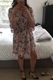 Perfect summer dress! Dress up or down with shoes/ accessories. Great length (not too short) and I love the hem detail. - Holly H.