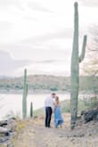 I wore this dress for my engagement session and it was absolutely gorgeous. It fit really well, no alterations needed! It was very flowy and photographed great, it was a nice color! There was definitely a lot of side boob going on, just a heads up! The dress was comfortable and long enough for me to wear 3 inch heels (I am 5'9" so that was really nice). - Carli H.
