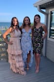 I always want to see reviews with petite girls and big boobs so I figured mine would be helpful for girls in the same boat! This dress is really long so I had to get it altered and they said it was an easy fix to do.. cake out perfectly. There's no stretch but I still managed to squeeze DDD with no bra in! - Brianna C.