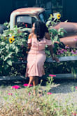 Wore this to a winery, it's sooo cute and comfortable! A must buy. I ordered a size large. - Niefrae O.