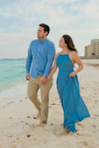 I love the color of this dress- it was perfect for beach engagement photos. The dress was definitely long, so I will definitely need to hem it if I wear it again. The material is good quality, though it came out of the package very wrinkled and needed to be steamed a long time before I wore it. - Kay L.