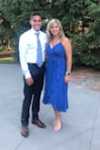 I wore this dress to a wedding in July and it was so comfortable and beautiful! I ordered a large because this was my first time ordering from Lulus and didn't know my size. It was a little big in the top, so I could've used a medium... but if you are bigger chested than you'll be fine! I wore a padded bra to fill it out a little bit up top. This dress is perfect for a wedding and is so flattering. I actually ordered 3 other dresses and put this one in my cart last minute because I needed to express ship everything! It was actually my favorite out of all the dresses I ordered.. highly recommend if you are attending a wedding or formal event! It's gorgeous and I will be wearing this again! - Justine S.