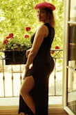 I love this dress so much, that I have now ordered the red! It is comfortable and stylish, even sexy, with the perfect leg split. You can dress it up with heels or down with sandals. One of my new faves in my closet. - Stephanie