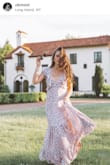 Love this dress It's so perfect for summer weddings. It runs large. I originally got a small and had to exchange or an XS. It's a low cut V so its a little booby, but if you have double stick tape it's perfect. - Christie M.