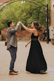 I ordered this dress for my engagement pictures and it was the best decision ever. The dress is very high quality and I felt so comfortable in it. It is long, but it was the perfect length for me in heels. - Lauren E.