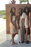 I ordered this for a bridesmaid brunch and the length was perfect for my height, I probably should've purchased a small but the material and quality is great. - Chelsea L.
