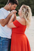 I was so nervous about ordering (I always have bad luck) but I can say I'll definitely be ordering from Lulus again! The dress fits perfectly and looks so elegant. Most definitely a great piece!! - Lacie Y.