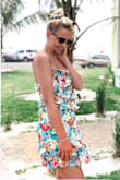 I loved the dress but the lining was way to short that made it feel uncomfortable to wear. Used it as a cover up on the beach but than passed to my younger sister. Wish it would be longer! - Malgorzata S.
